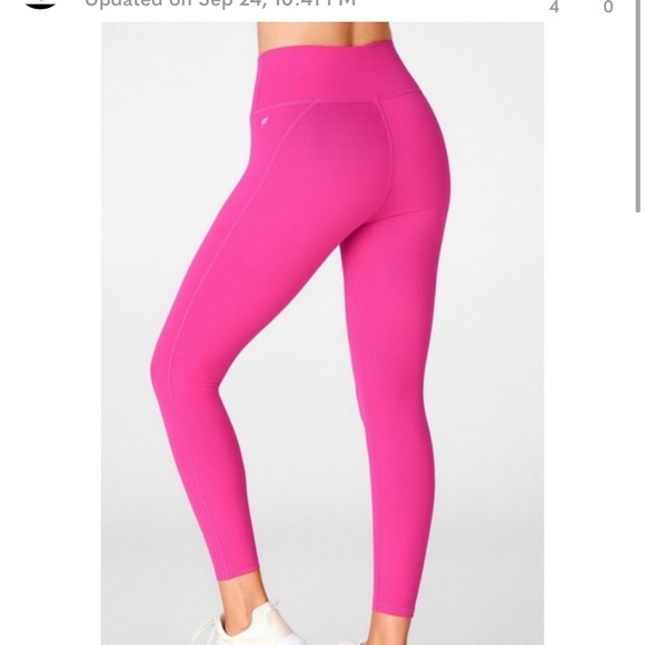 Fabletics Pants & Jumpsuits Fabletics Powerhold Hot Pink High